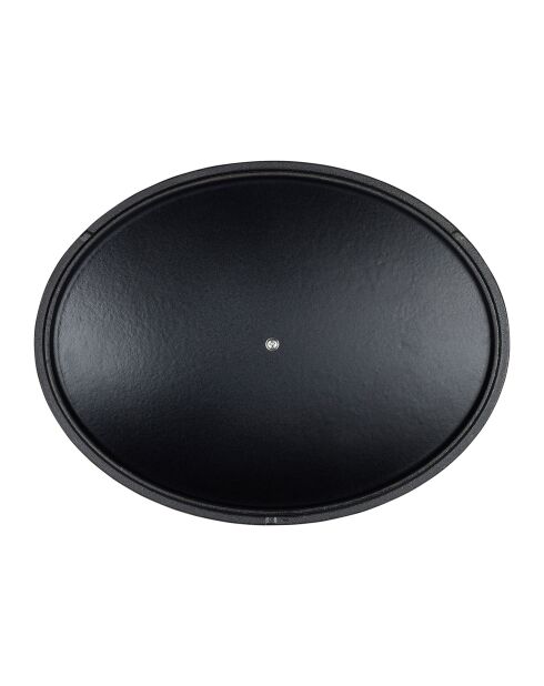 Tradifonte rode ovale geëmailleerde gietijzeren braadpan - 4 L