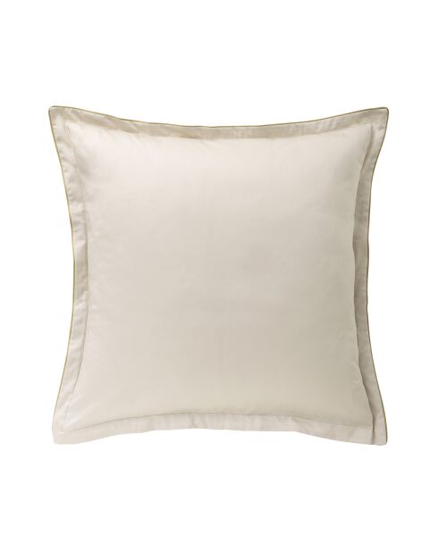 Federa per cuscino Opera in raso di cotone biologico bianco stampato