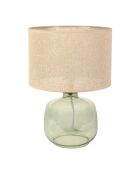 Lampe Celeste in Grün und Beige - 26 x 36 cm
