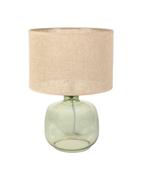 Lampe Celeste in Grün und Beige - 26 x 36 cm