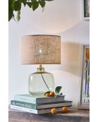 Lampe Celeste in Grün und Beige - 26 x 36 cm