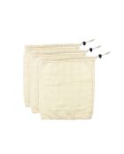 Lot de 3 pièces de sac à vrac en coton Trouvailles de Grand Mère - 30x25 cm