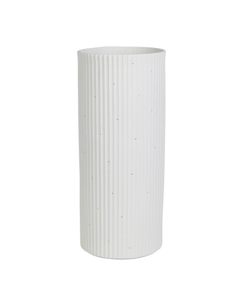 Weiße Lampe Sweet Leaves - 12 x 28 cm