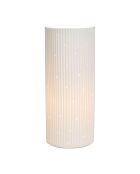 Weiße Lampe Sweet Leaves - 12 x 28 cm