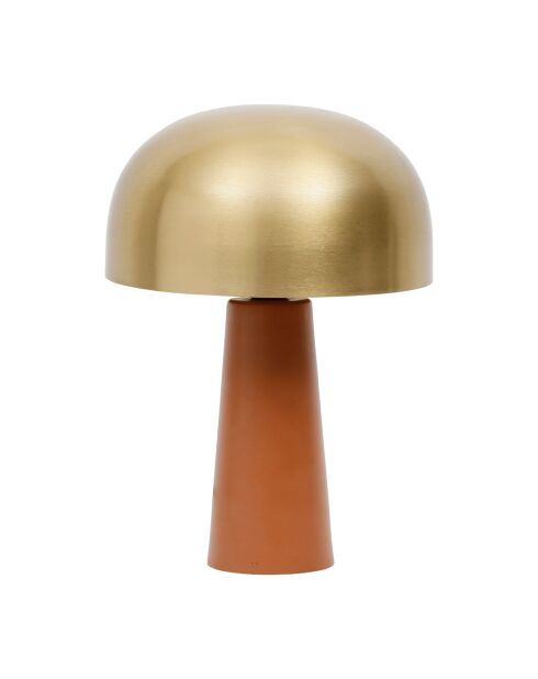 Champart Lampe aus Terrakotta und Gold - 25 x 36 cm