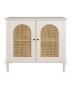 Armario blanco con 2 puertas Nolita - 71 x 30 x 66 cm
