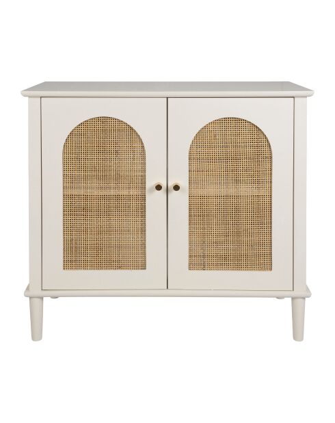 Armario blanco con 2 puertas Nolita - 71 x 30 x 66 cm