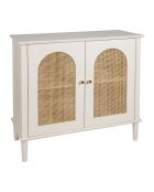 Armario blanco con 2 puertas Nolita - 71 x 30 x 66 cm