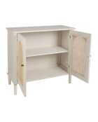 Armario blanco con 2 puertas Nolita - 71 x 30 x 66 cm