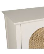 Armario blanco con 2 puertas Nolita - 71 x 30 x 66 cm