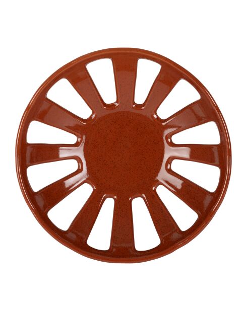 Schaaltje van biologische terracotta - 28 x 7 cm