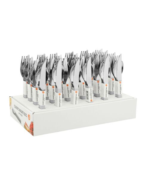 Set di 3 posate in acciaio inossidabile Bonjour-Bonjour gris - 17/18,5/18 cm