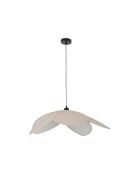 Pep'S Pop beigefarbene Hängeleuchte - D70xh17 cm