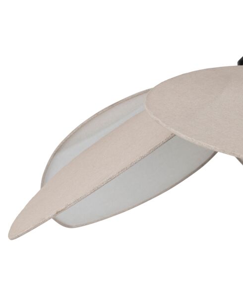 Pep'S Pop beigefarbene Hängeleuchte - D70xh17 cm