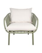 Lumi kaki tweezitsfauteuil - 74 x 67 cm