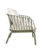 Lumi kaki tweezitsfauteuil - 74 x 67 cm