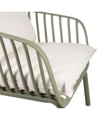 Lumi kaki tweezitsfauteuil - 74 x 67 cm