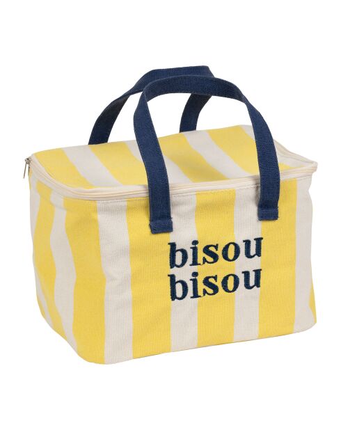 Borsa termica Medi gialla e blu - 24 x 17 cm