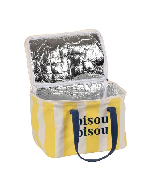 Borsa termica Medi gialla e blu - 24 x 17 cm