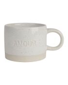 Tasse à thé Amour famille écru - 30 Cl