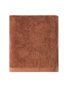 Essential Red Cosmos Badetuch aus gekämmter Bio-Baumwolle, einfarbig, 60 x 100 cm