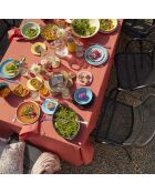 Florence Rooibos rote schlichte Leinenserviette