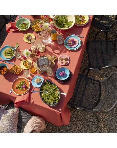 Florence Rooibos rote schlichte Leinenserviette