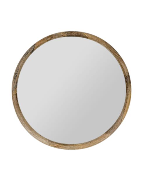 Specchio naturale Hervea - D:80 cm