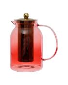 Funky groene theepot met filter - 1,5 L