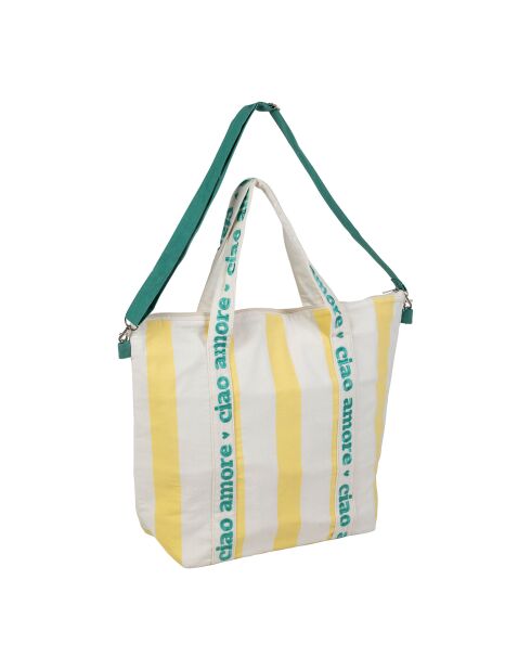 Gele en groene geïsoleerde tas Medi - 50 x 40 cm