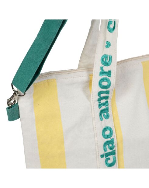 Gele en groene geïsoleerde tas Medi - 50 x 40 cm