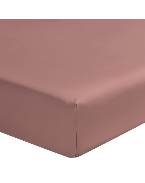 Lenzuolo con angoli in lino lavato a tinta unita Nouvelle Vague Rouge Brindille