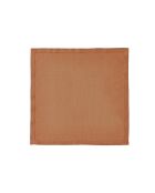 einfarbige Leinenserviette Florence, kupferbraun