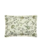 Federa Maussane con stampa in raso di cotone biologico verde lime