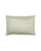 Federa Maussane con stampa in raso di cotone biologico verde lime