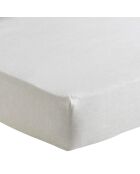 Lenzuolo con angoli elasticizzati in puro lino naturale del Maine