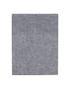 Lenzuolo piano Jouvence Marine in canapa tinta unita