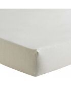 Lenzuolo con angoli elasticizzati in lino naturale Ontario Métis