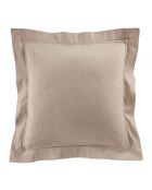 Federa per cuscino in lino naturale Venise Métis, tinta unita