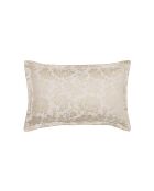 Federa per cuscino in cotone memory beige con stampa jacquard Moon