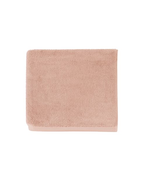 Essential Rose Aurora Badetuch, gekämmte Bio-Baumwolle, einfarbig, 100 x 160 cm