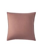 Funda de almohada lisa de lino lavado New Wave Red Twig