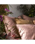 Funda de almohada lisa de lino lavado New Wave Red Twig