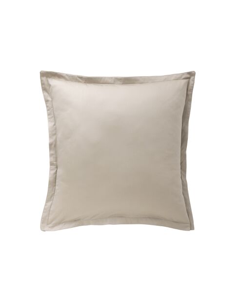 Federa in raso di cotone biologico stampato arancione Vivienne