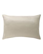 Federa Closerie in raso di cotone biologico stampato viola