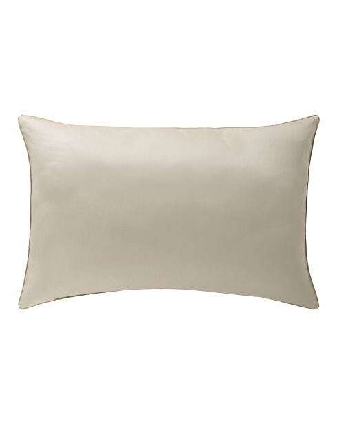 Federa Closerie in raso di cotone biologico stampato viola