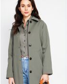 Leichter khakifarbener Trenchcoat Léa