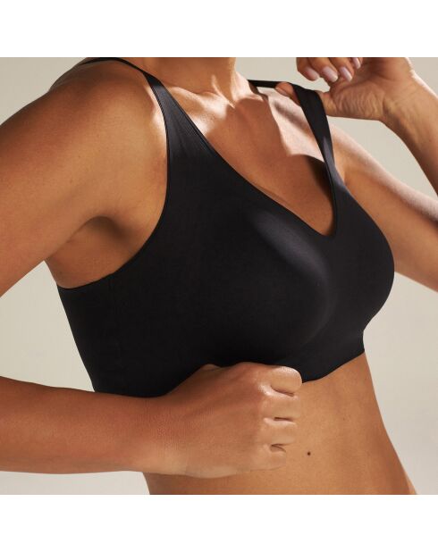 Brassière sans armatures noire