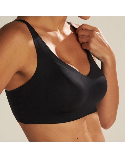 Brassière sans armatures noire