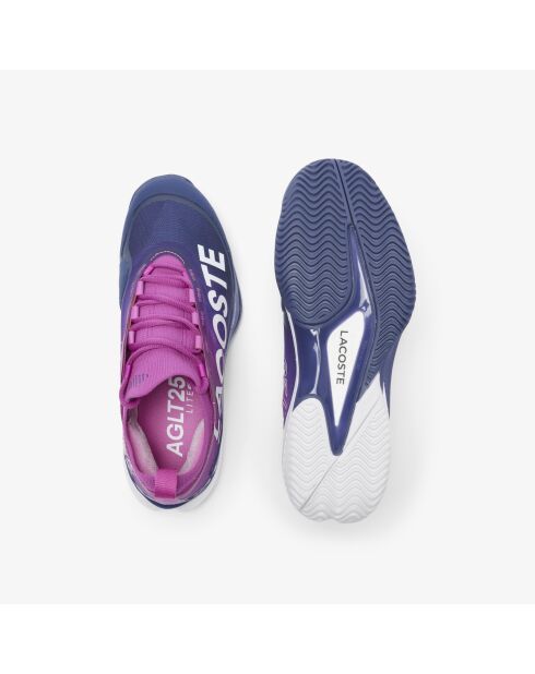 Chaussures de tennis AG-LT25 Lite Clay Court rose/bleu foncé